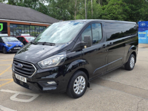 2021 Ford Transit Custom 2.0 300 Ecoblue Limited L2 H1 Euro 6 (s/s) 5dr in Black — image 2