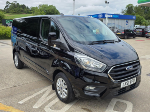 2021 Ford Transit Custom 2.0 300 Ecoblue Limited L2 H1 Euro 6 (s/s) 5dr in Black — image 3