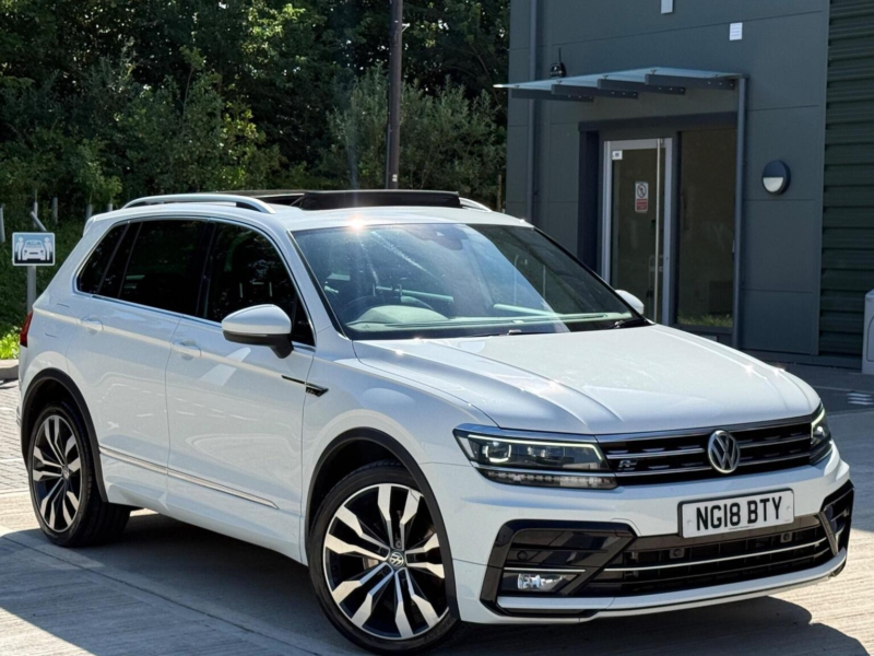 2018 Volkswagen Tiguan 2.0 Tdi R-Line DSG 4motion Euro 6 (s/s) 5dr in White — image 1