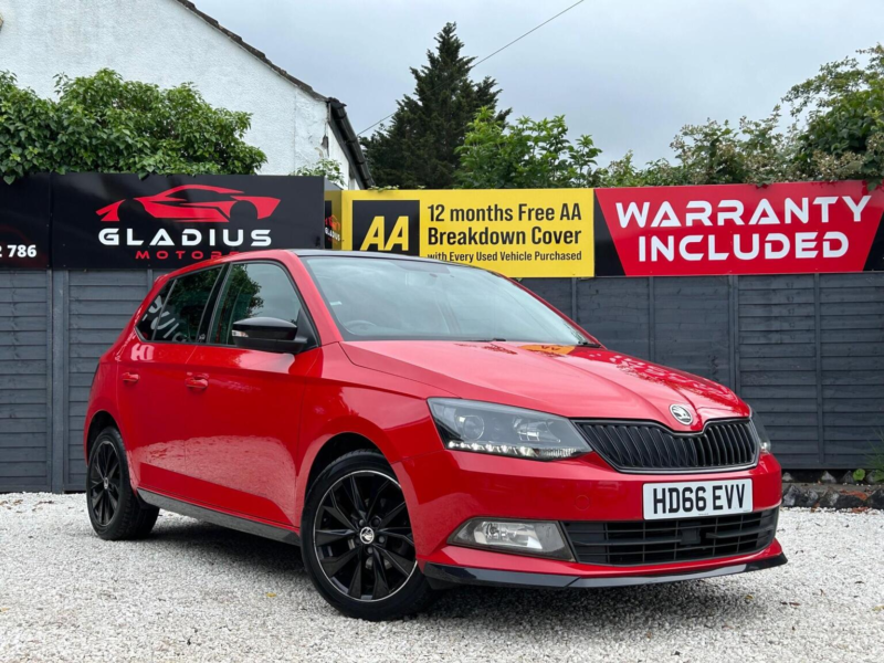2016 Skoda Fabia 1.2 Tsi Monte Carlo Euro 6 (s/s) 5dr in Red — image 1