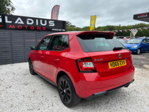 2016 Skoda Fabia 1.2 Tsi Monte Carlo Euro 6 (s/s) 5dr in Red — image 4