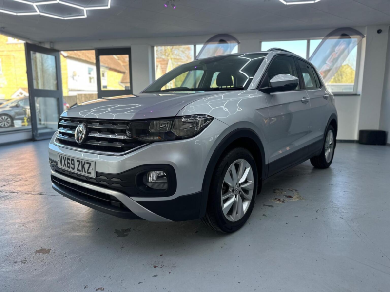 2019 Volkswagen T-Cross 1.0 Tsi Se Euro 6 (s/s) 5dr in Silver — image 1