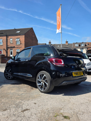 2016 Ds Automobiles Ds 3 Cabrio 1.6 Bluehdi Prestige Cabriolet Euro 6 (s/s) 2dr in Black — image 4