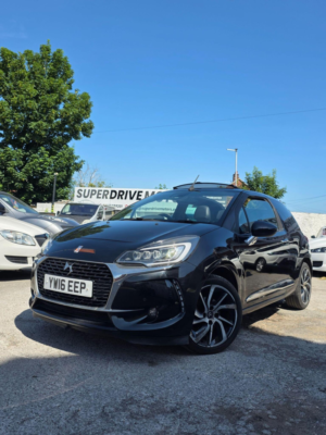 2016 Ds Automobiles Ds 3 Cabrio 1.6 Bluehdi Prestige Cabriolet Euro 6 (s/s) 2dr in Black — image 5