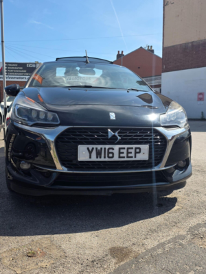 2016 Ds Automobiles Ds 3 Cabrio 1.6 Bluehdi Prestige Cabriolet Euro 6 (s/s) 2dr in Black — image 6