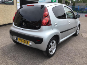 2013 Peugeot 107 1.0 12v Allure 2 Tronic Euro 5 5dr in Silver — image 3