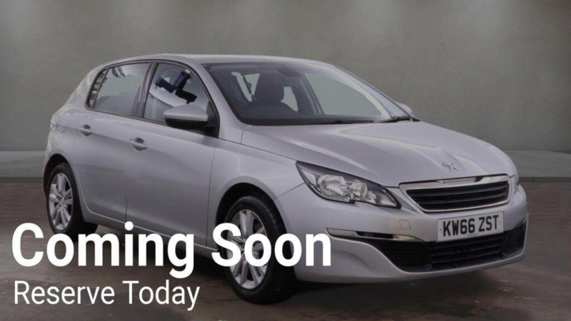 2017 Peugeot 308 1.2 Puretech Active Eat Euro 6 (s/s) 5dr in Silver — image 1