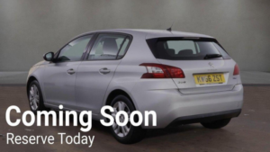 2017 Peugeot 308 1.2 Puretech Active Eat Euro 6 (s/s) 5dr in Silver — image 3