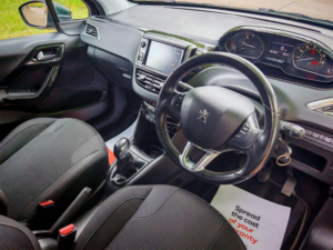 2019 Peugeot 208 1.2 Puretech Tech Edition Euro 6 (s/s) 5dr in Black — image 2