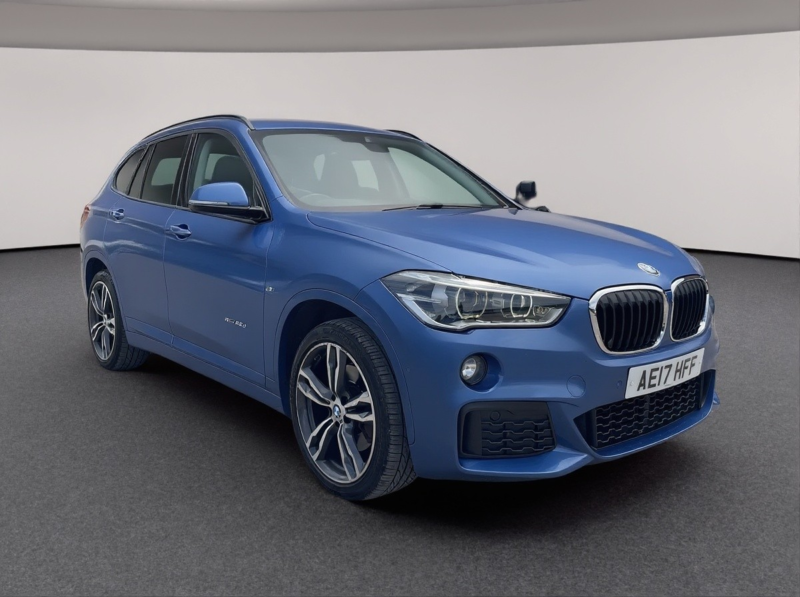 2017 BMW X1 2.0 25d M Sport SUV 5dr Diesel Auto Xdrive Euro 6 in Blue — image 1
