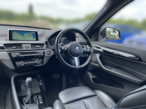 2017 BMW X1 2.0 25d M Sport SUV 5dr Diesel Auto Xdrive Euro 6 in Blue — image 3
