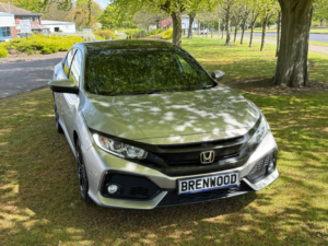 2018 Honda Civic 1.0 Vtec Turbo Ex Hatchback 5dr Petrol CVT Euro 6 (s/s) (126 Ps) in Silver — image 4