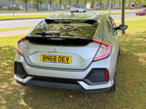 2018 Honda Civic 1.0 Vtec Turbo Ex Hatchback 5dr Petrol CVT Euro 6 (s/s) (126 Ps) in Silver — image 6