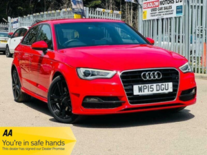 2015 Audi A3 1.8 Tfsi S Line Sportback S Tronic Euro 6 (s/s) 5dr in Red — image 1