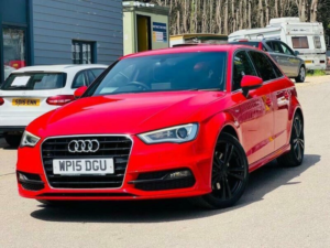 2015 Audi A3 1.8 Tfsi S Line Sportback S Tronic Euro 6 (s/s) 5dr in Red — image 3