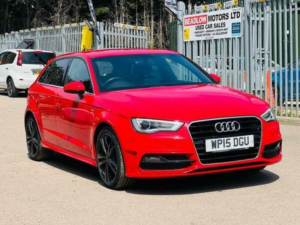 2015 Audi A3 1.8 Tfsi S Line Sportback S Tronic Euro 6 (s/s) 5dr in Red — image 4