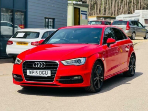 2015 Audi A3 1.8 Tfsi S Line Sportback S Tronic Euro 6 (s/s) 5dr in Red — image 5
