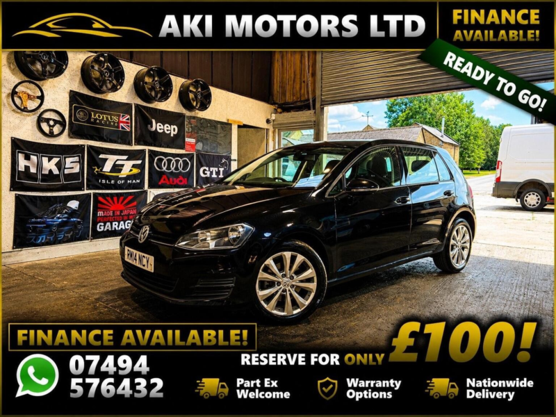 2014 Volkswagen Golf 1.6 Tdi Bluemotion Tech Se Euro 5 (s/s) 5dr in Black — image 1