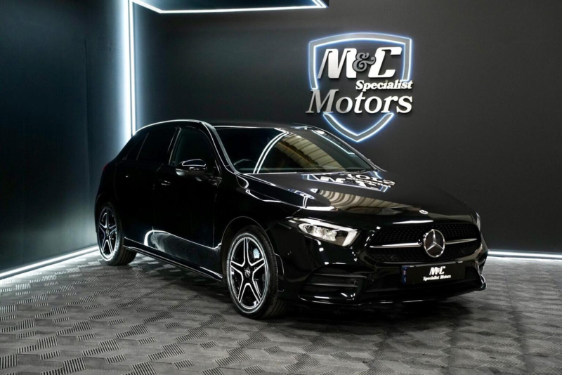 2022 Mercedes-Benz A Class 1.3 A250e 15.6kwh Amg Line Edition (executive) 8g-Dct Euro 6 (s/s) 5dr in Black — image 1