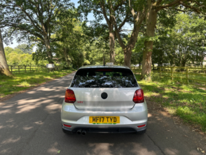 2017 Volkswagen Polo 1.8 Tsi Bluemotion Tech Gti Hatchback 3dr Petrol Manual Euro 6 (s/s) (192 Ps) in Silver — image 4