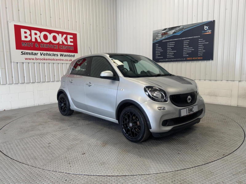 2016 Smart Forfour 1.0 Prime Sport (premium) Twinamic Euro 6 (s/s) 5dr in Silver — image 1