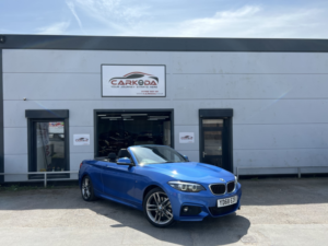 2018 BMW 2 Series 2.0 220d M Sport Convertible in Blue — image 4