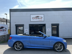 2018 BMW 2 Series 2.0 220d M Sport Convertible in Blue — image 5