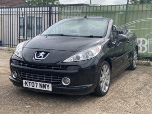 2007 Peugeot 207 Cc 1.6 16v Gt in Black — image 3