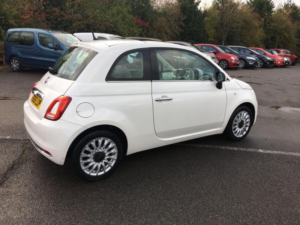 2015 Fiat 500 1.2 Lounge Euro 6 (s/s) 3dr in White — image 4