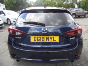 2018 Mazda Mazda3 2.0 Skyactiv-G Se-L Nav Euro 6 (s/s) 5dr in Blue — image 6