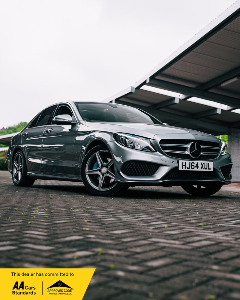 2014 Mercedes-Benz C Class 2.1 C220 Bluetec Amg Line (premium) Saloon 4dr Diesel G-Tronic+ Euro 6 (s/s) (170 Ps) in Silver — image 1