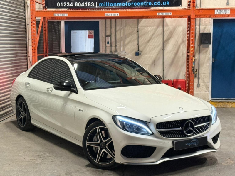 2016 Mercedes-Benz C Class 3.0 C43 V6 Amg (premium Plus) G-Tronic+ 4matic Euro 6 (s/s) 4dr in White — image 1