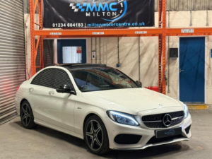 2016 Mercedes-Benz C Class 3.0 C43 V6 Amg (premium Plus) G-Tronic+ 4matic Euro 6 (s/s) 4dr in White — image 2