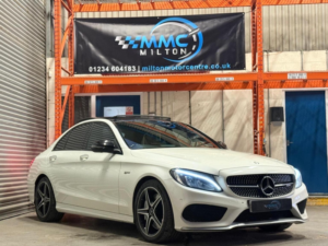 2016 Mercedes-Benz C Class 3.0 C43 V6 Amg (premium Plus) G-Tronic+ 4matic Euro 6 (s/s) 4dr in White — image 3