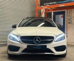 2016 Mercedes-Benz C Class 3.0 C43 V6 Amg (premium Plus) G-Tronic+ 4matic Euro 6 (s/s) 4dr in White — image 4