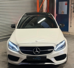 2016 Mercedes-Benz C Class 3.0 C43 V6 Amg (premium Plus) G-Tronic+ 4matic Euro 6 (s/s) 4dr in White — image 6