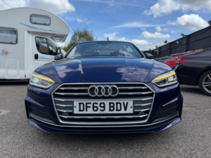 2019 Audi A5 Cabriolet 2.0 Tdi 40 S Line S Tronic Euro 6 (s/s) 2dr in Blue — image 2