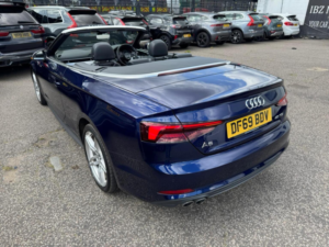 2019 Audi A5 Cabriolet 2.0 Tdi 40 S Line S Tronic Euro 6 (s/s) 2dr in Blue — image 4
