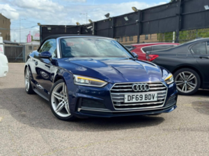 2019 Audi A5 Cabriolet 2.0 Tdi 40 S Line S Tronic Euro 6 (s/s) 2dr in Blue — image 6