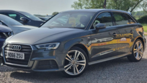 2017 Audi A3 2.0 Tdi S Line Sportback Euro 6 (s/s) 5dr in Grey — image 3