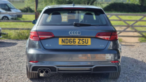 2017 Audi A3 2.0 Tdi S Line Sportback Euro 6 (s/s) 5dr in Grey — image 5