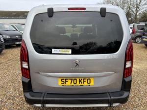 2020 Peugeot Rifter Wheelchair Accessible Vehicle Wav 1.5 Bluehdi Allure in Grey — image 4