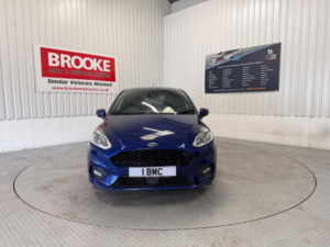 2017 Ford Fiesta 1.0t Ecoboost St-Line X Euro 6 (s/s) 3dr in Blue — image 5