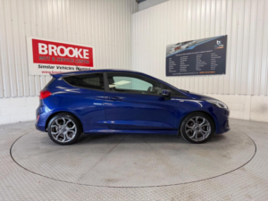 2017 Ford Fiesta 1.0t Ecoboost St-Line X Euro 6 (s/s) 3dr in Blue — image 6