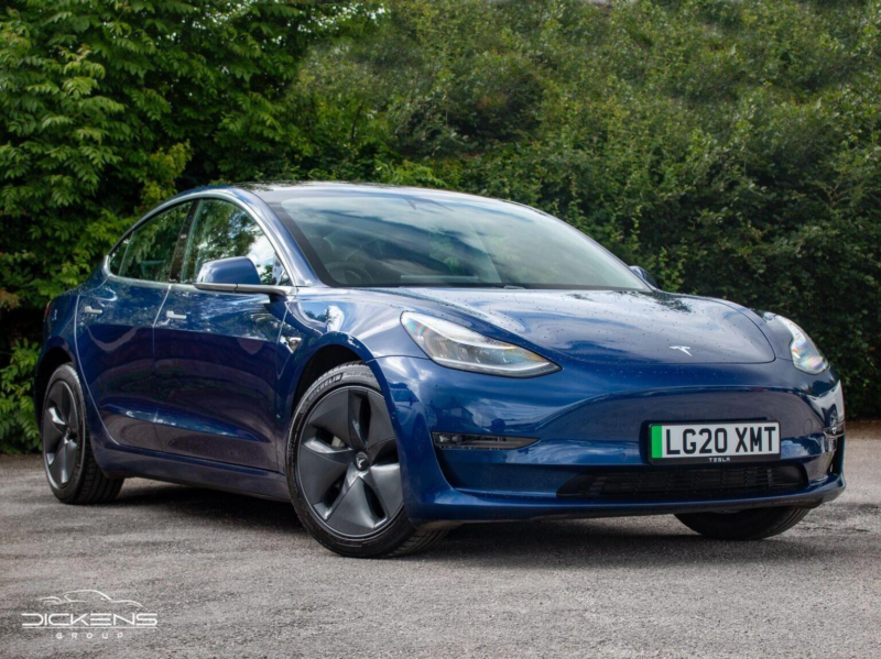 2020 Tesla Model 3 (dual Motor) Long Range Auto 4wde 4dr in Blue — image 1