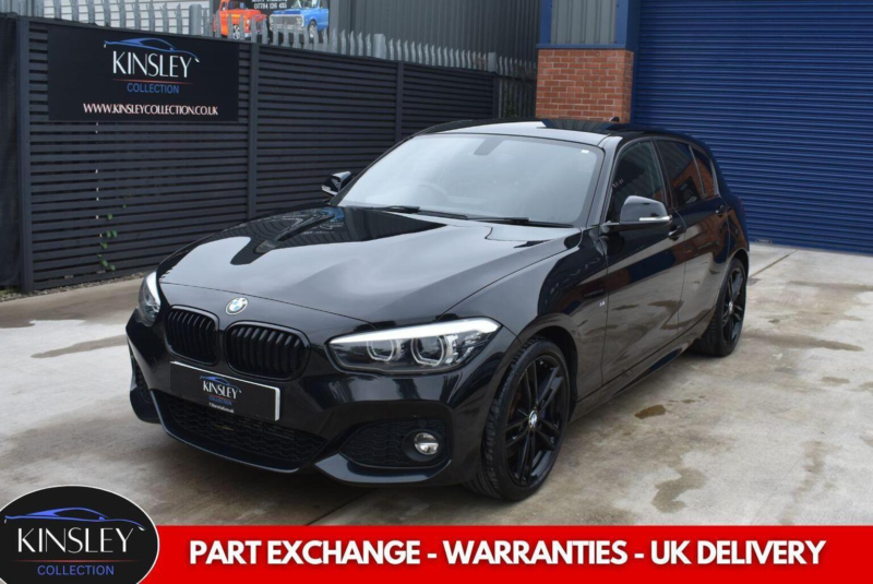 2019 BMW 1 Series 2.0 118d M Sport Shadow Edition Euro 6 (s/s) 5dr in Black — image 1