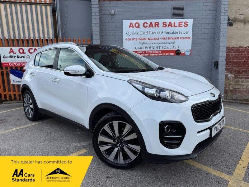 2017 Kia Sportage 1.7 Crdi 3 Euro 6 (s/s) 5dr in White — image 1