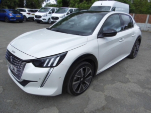 2022 Peugeot E-208 50kwh Gt Auto 5dr (7kw Charger) in White — image 3