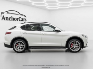 2018 Alfa Romeo Stelvio 2.2d Turbo 210hp Milano Auto AWD in White — image 2