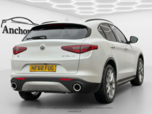 2018 Alfa Romeo Stelvio 2.2d Turbo 210hp Milano Auto AWD in White — image 3